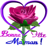 coeur avec rose 