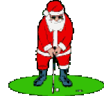 pere noel au golf